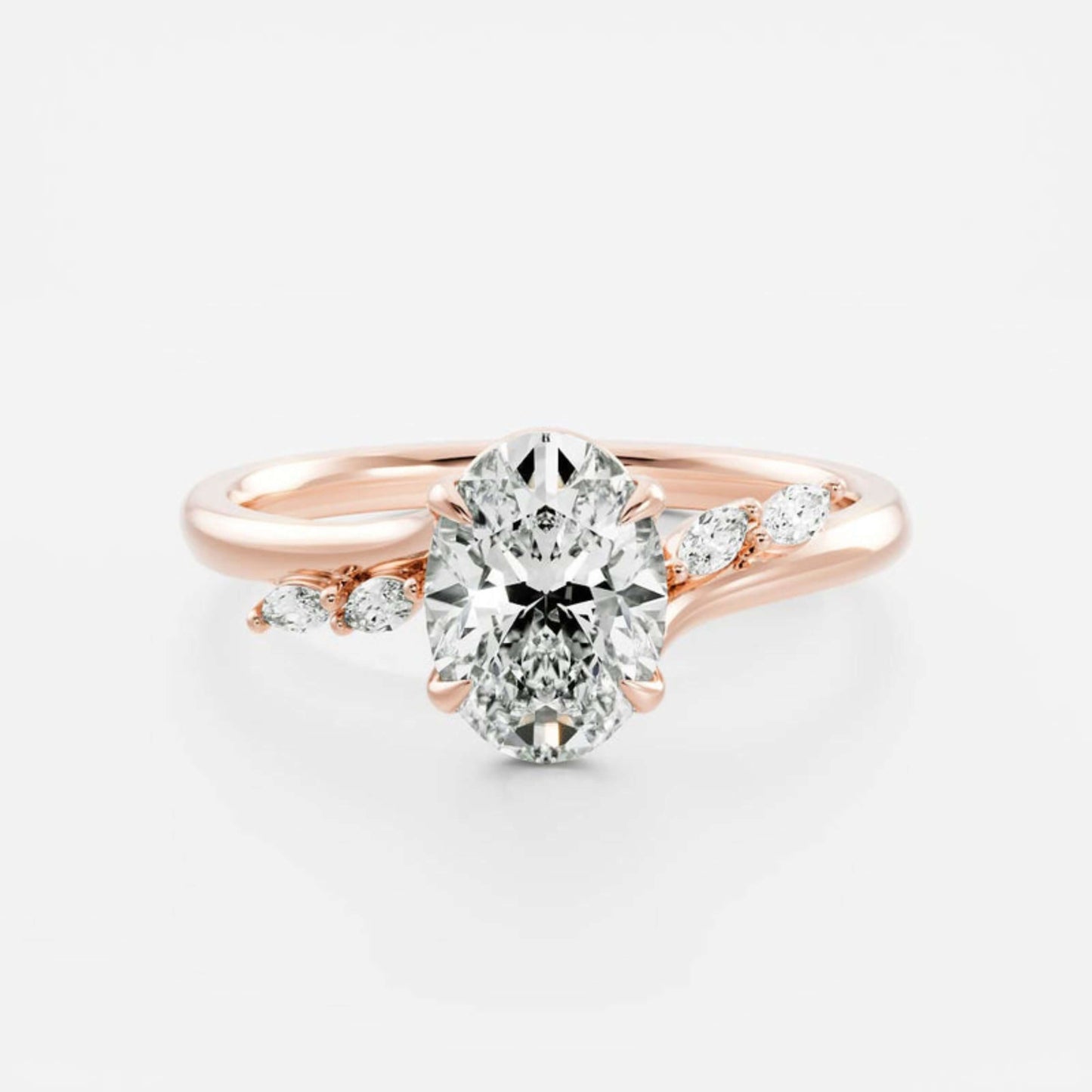 10K Solid Yellow Gold Diamond Ring, Diamond Cluster Ring, Christmas Ring