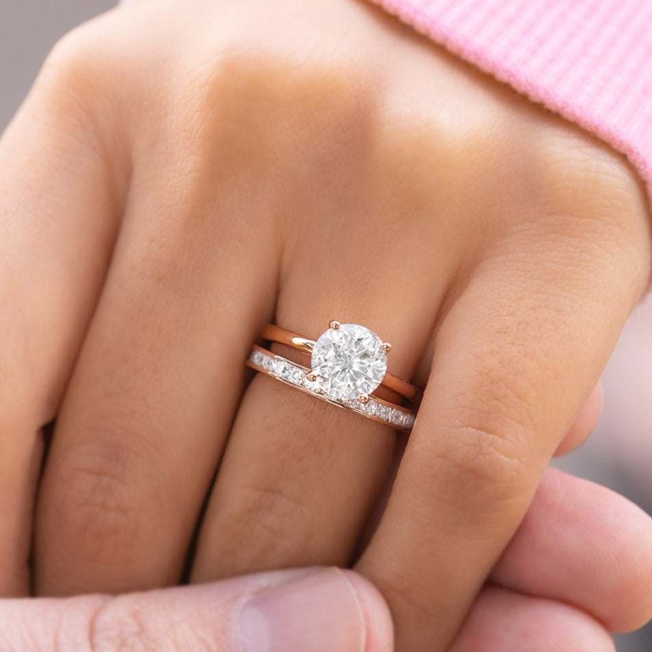 14k Gold Bridal Ring, Gift For Her