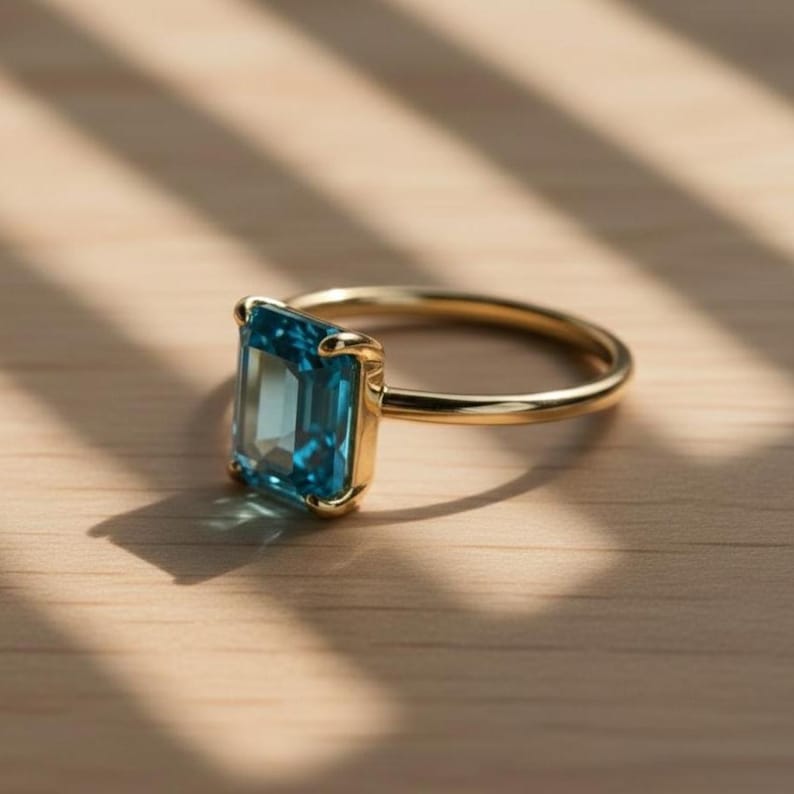 14k Solid Gold Promise Ring