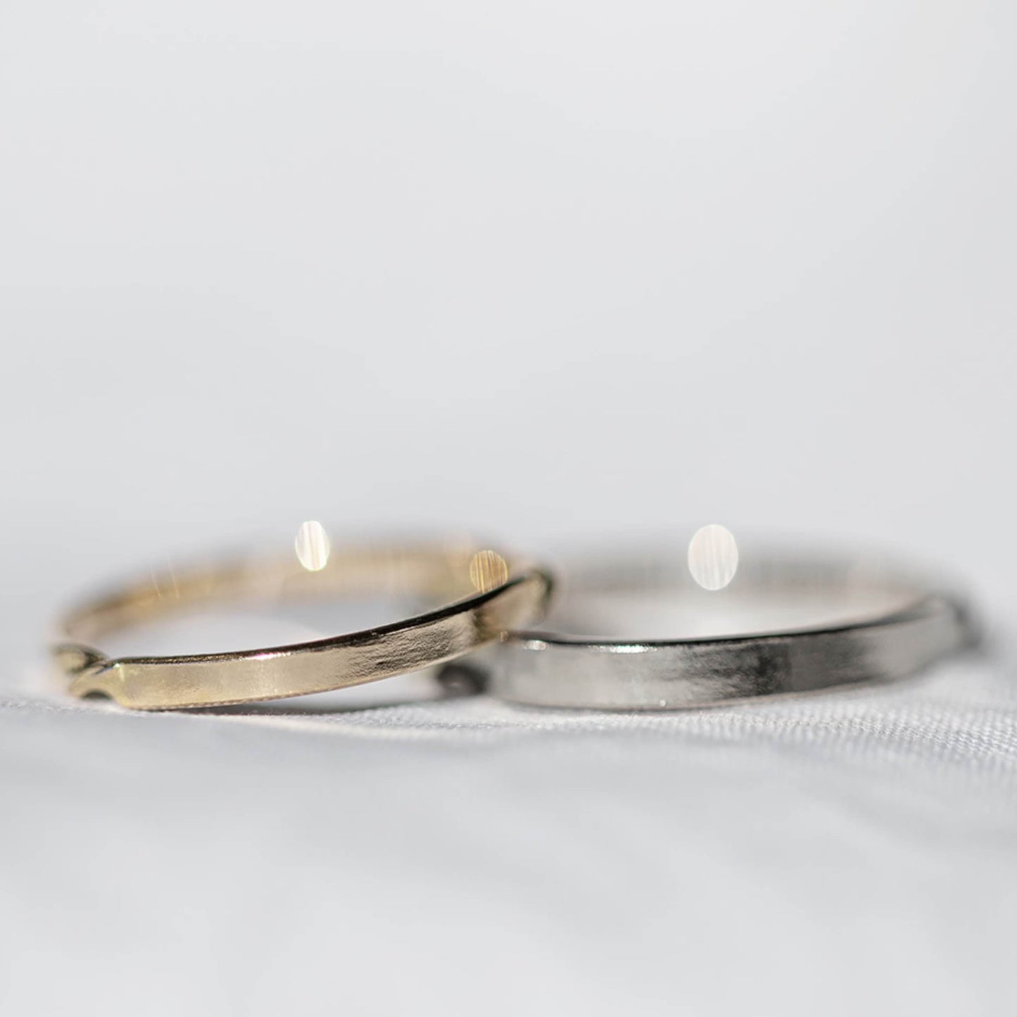 14k Solid Gold Twisted Vine Moissanite Wedding Band