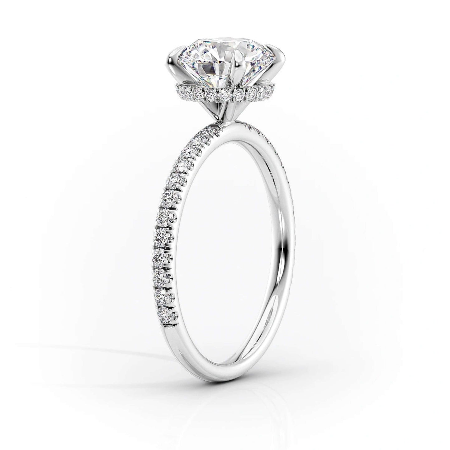 18K Gold Lab Grown Diamond Ring