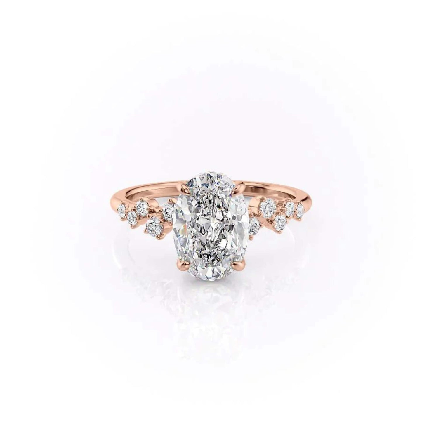 18K Solid Gold Wedding Ring, Anniversary Gift for Her, Promise Ring for Women