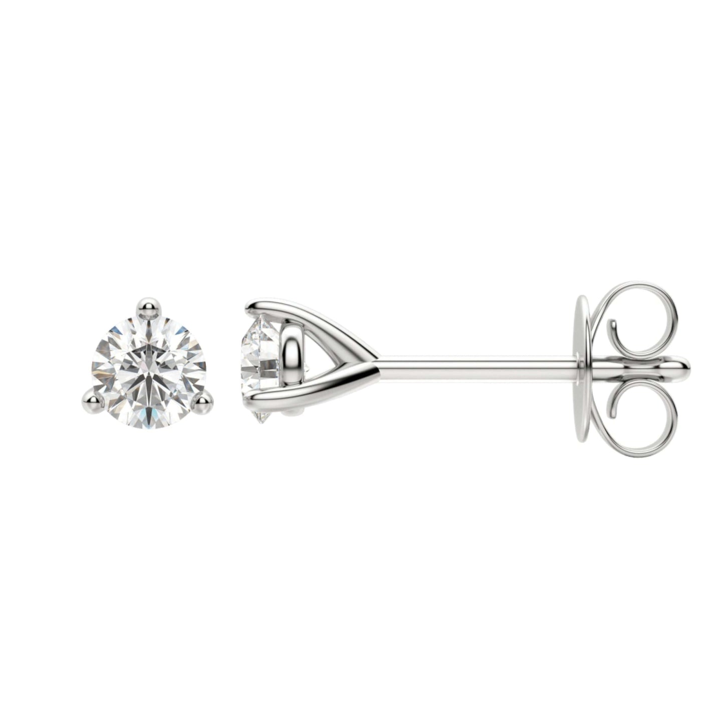 1 CT Round Cut Diamond Stud Earring For Her