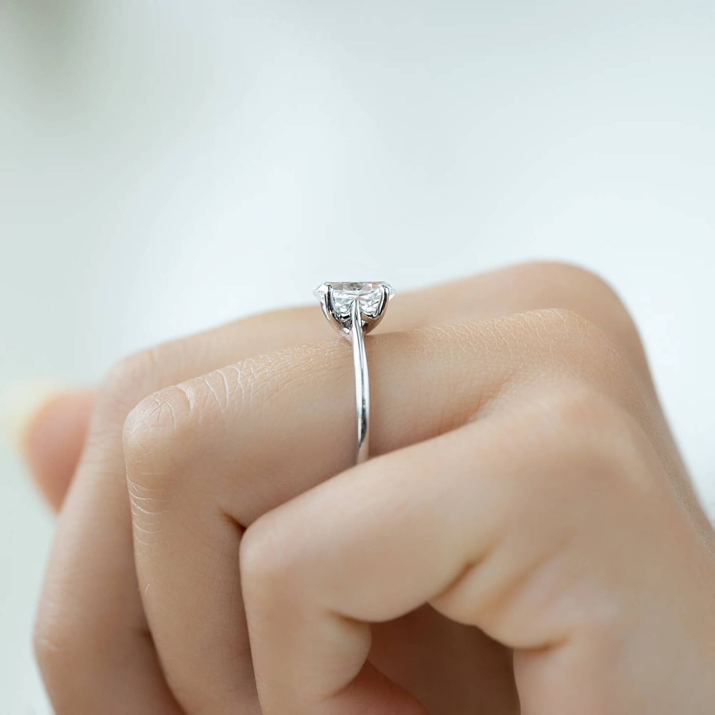 Anniversary Ring- Oval Cut Ring- Handmade Unique Ring