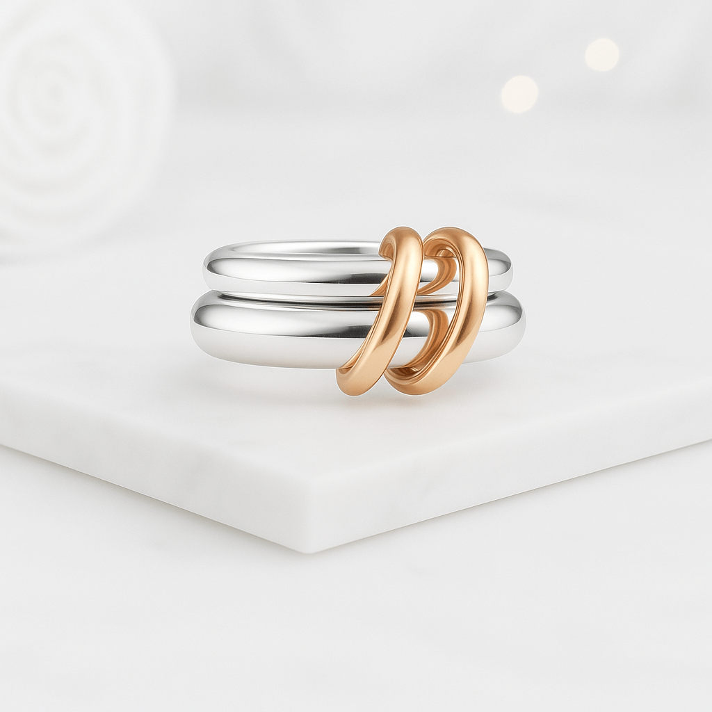 Chunky Interlocking Statement Ring
