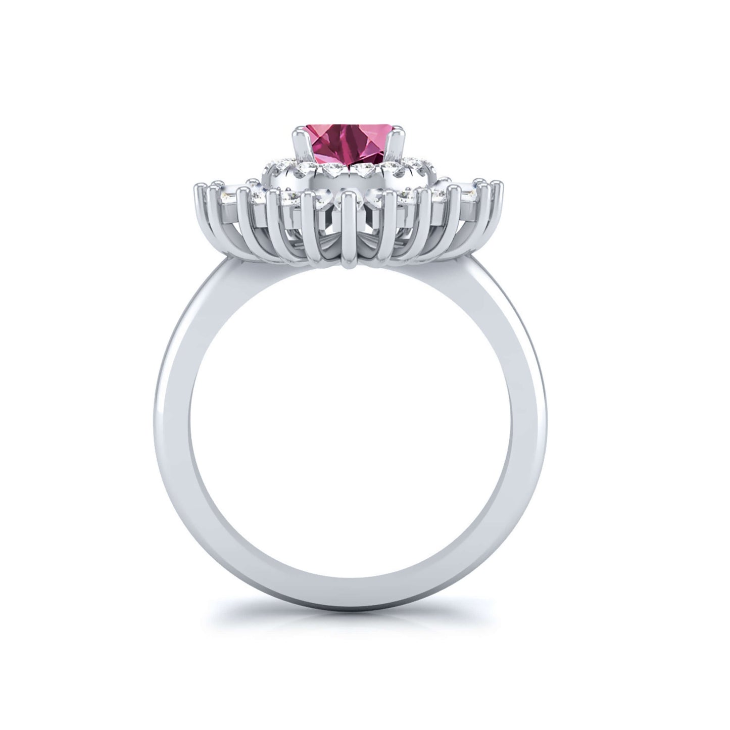 Cluster Dainty Promise Ring for Women