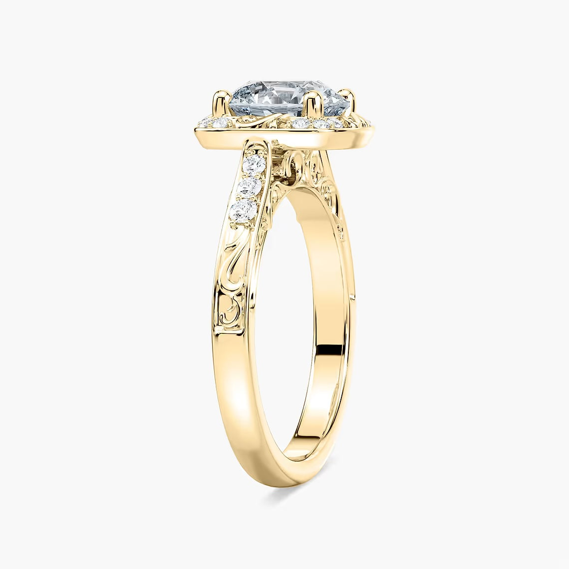 Cushion Diamond Vintage Ring