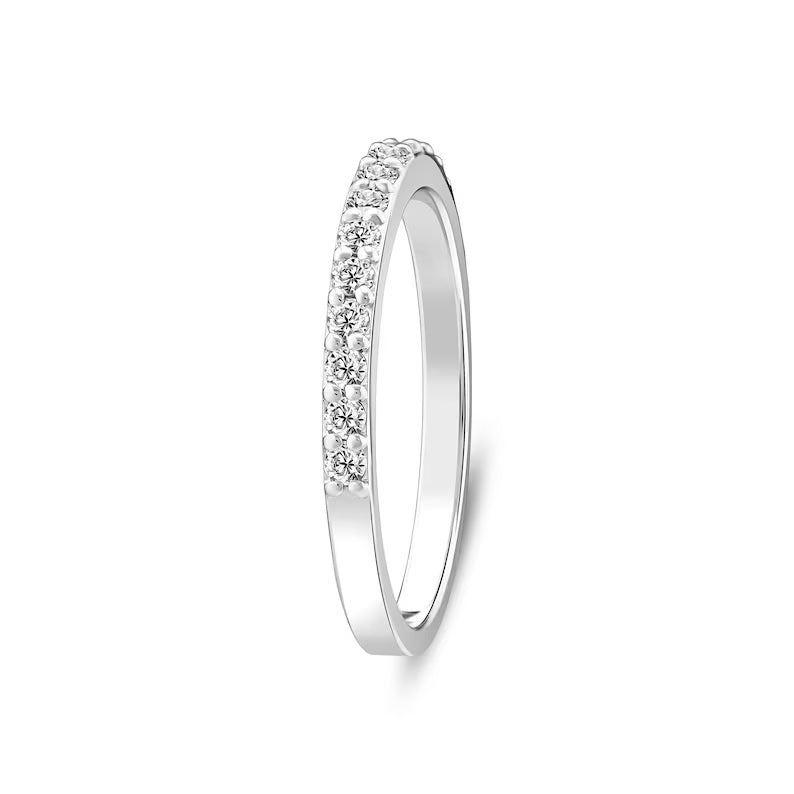 Diamond Half Eternity Wedding Band For Her