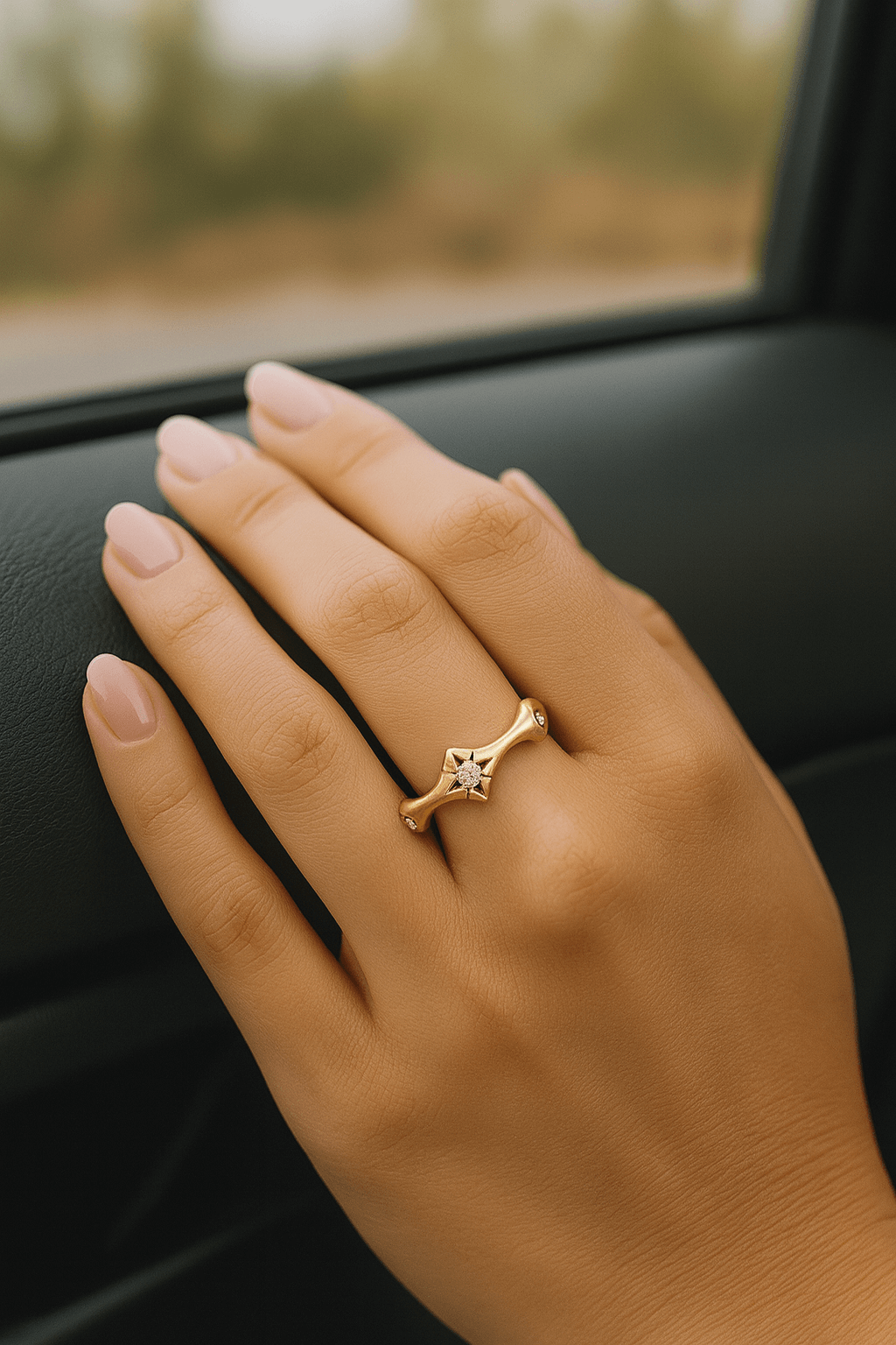 Distance Pave Ring