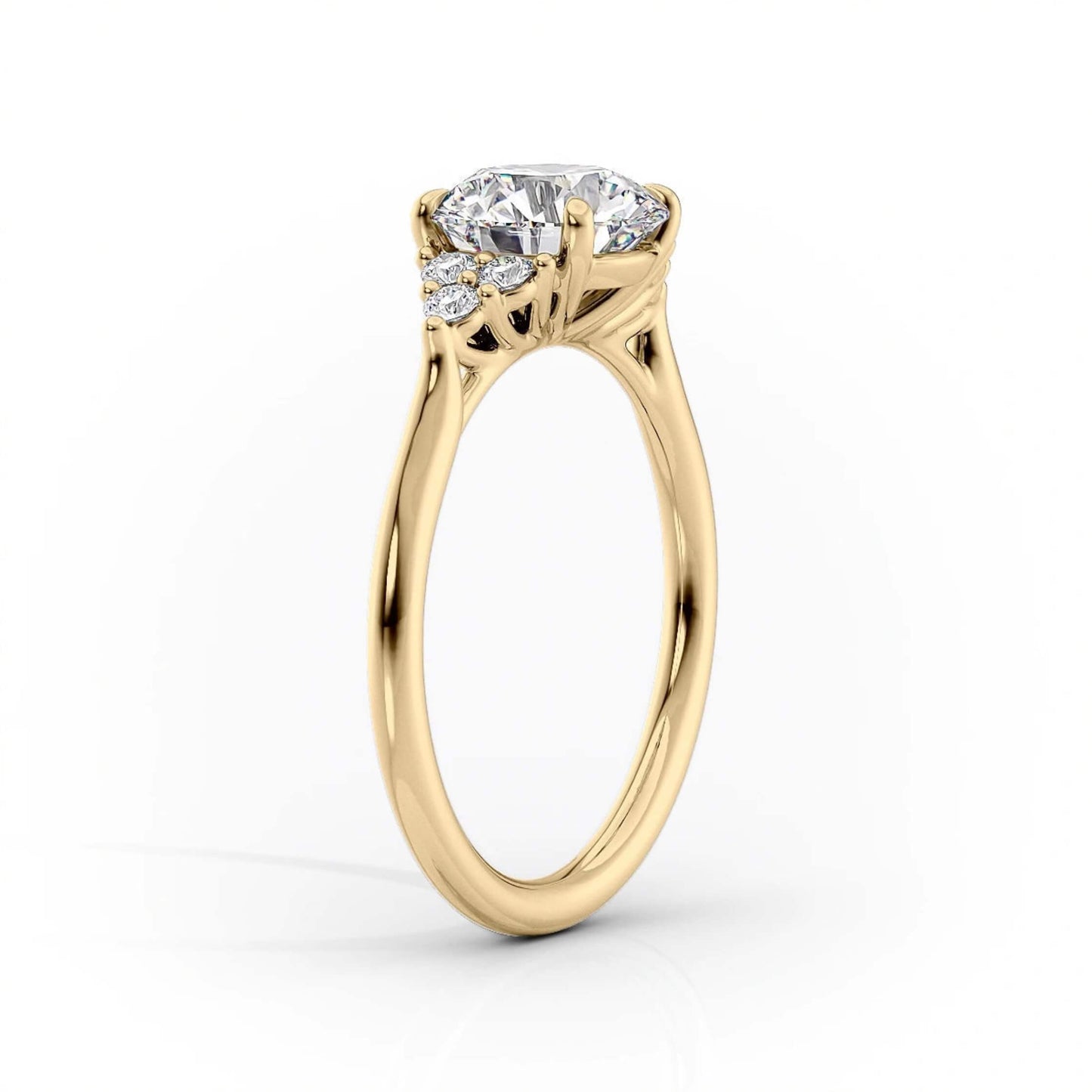 Emerald Cut Engagement Ring- Art Deco- Minimalist Ring For Girls