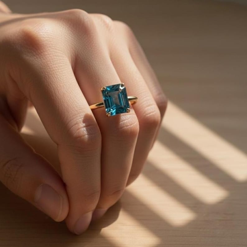 Emerald Cut Engagement Ring