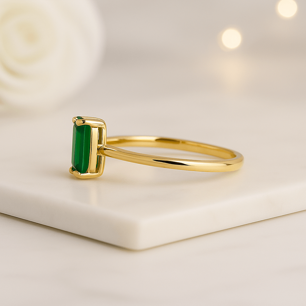 Emerald Diamond Ring