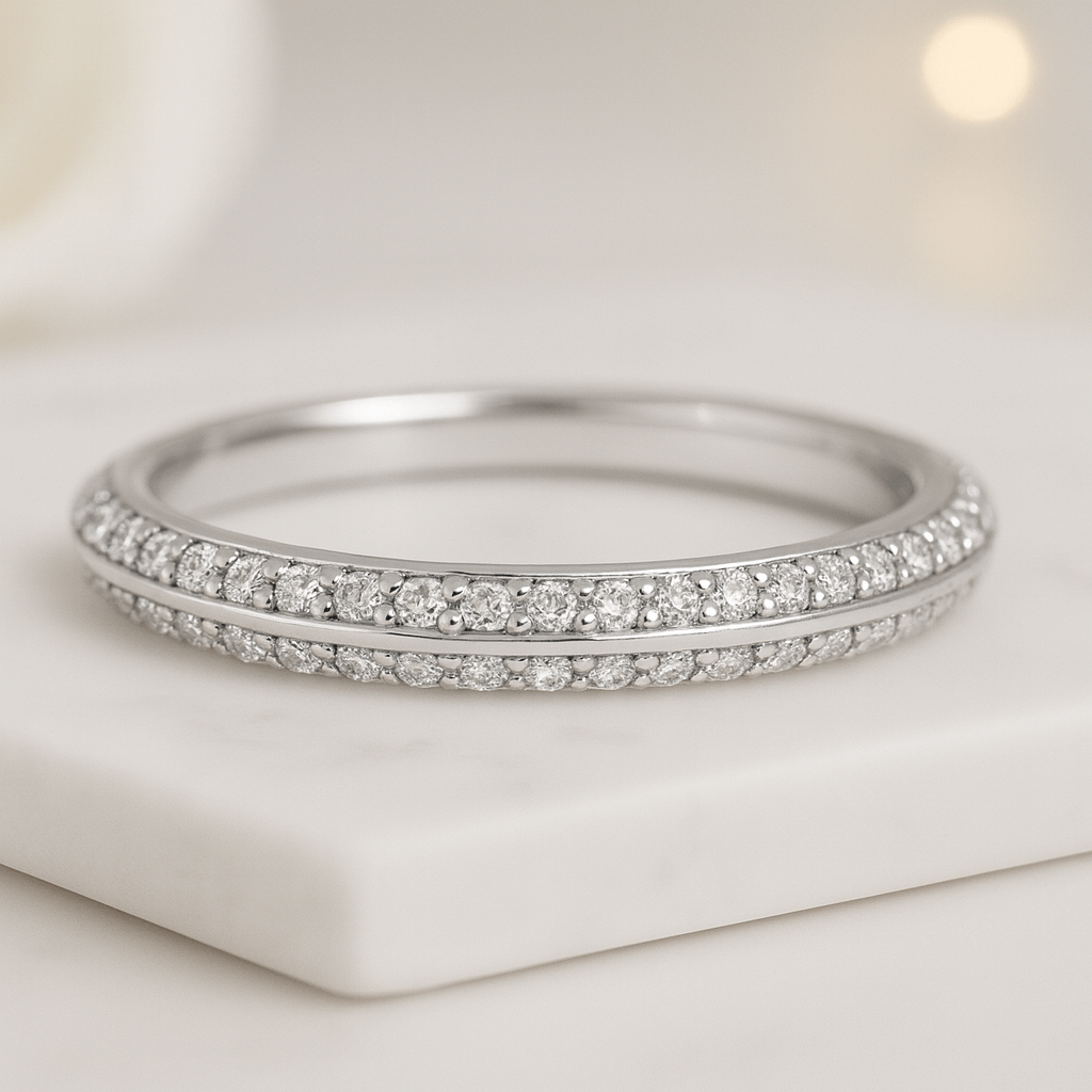 Full Eternity Knife Edge Ring