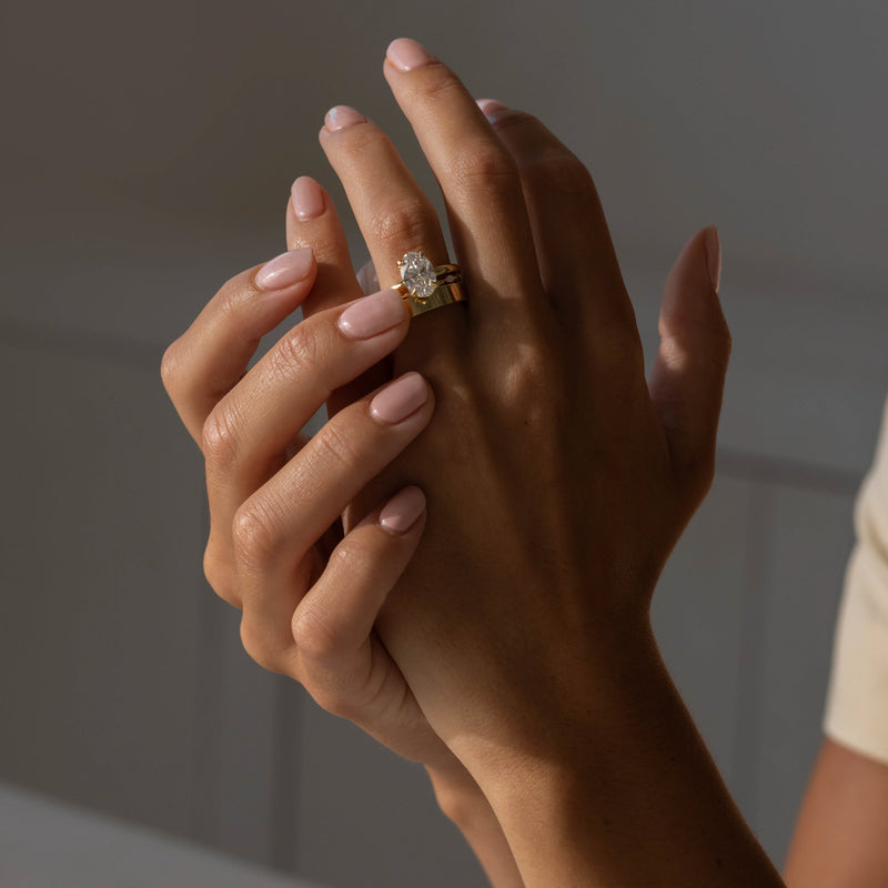 Gifts For Girl Friend, 18k Solid Gold Ring