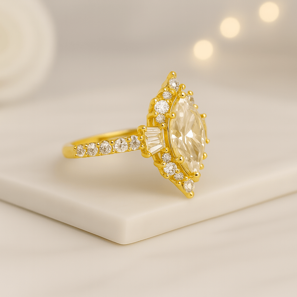 Half Eternity Diamond Ring