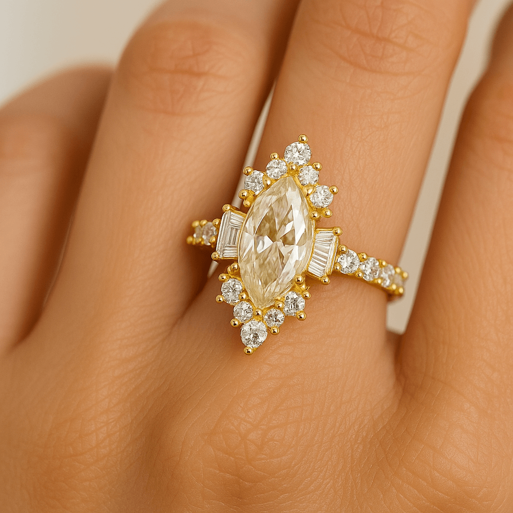 Halo Diamond Ring