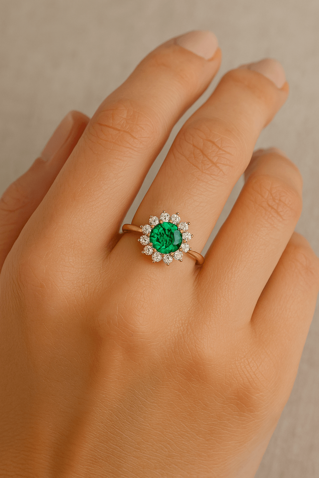 Halo Diamond Ring