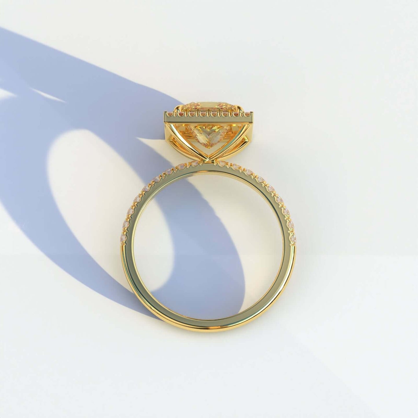 Halo Engagement Wedding Ring