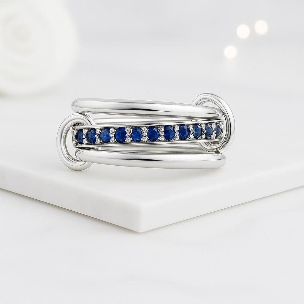handmade 1ct moissanite engagement ring: round cut white gold anniversary band