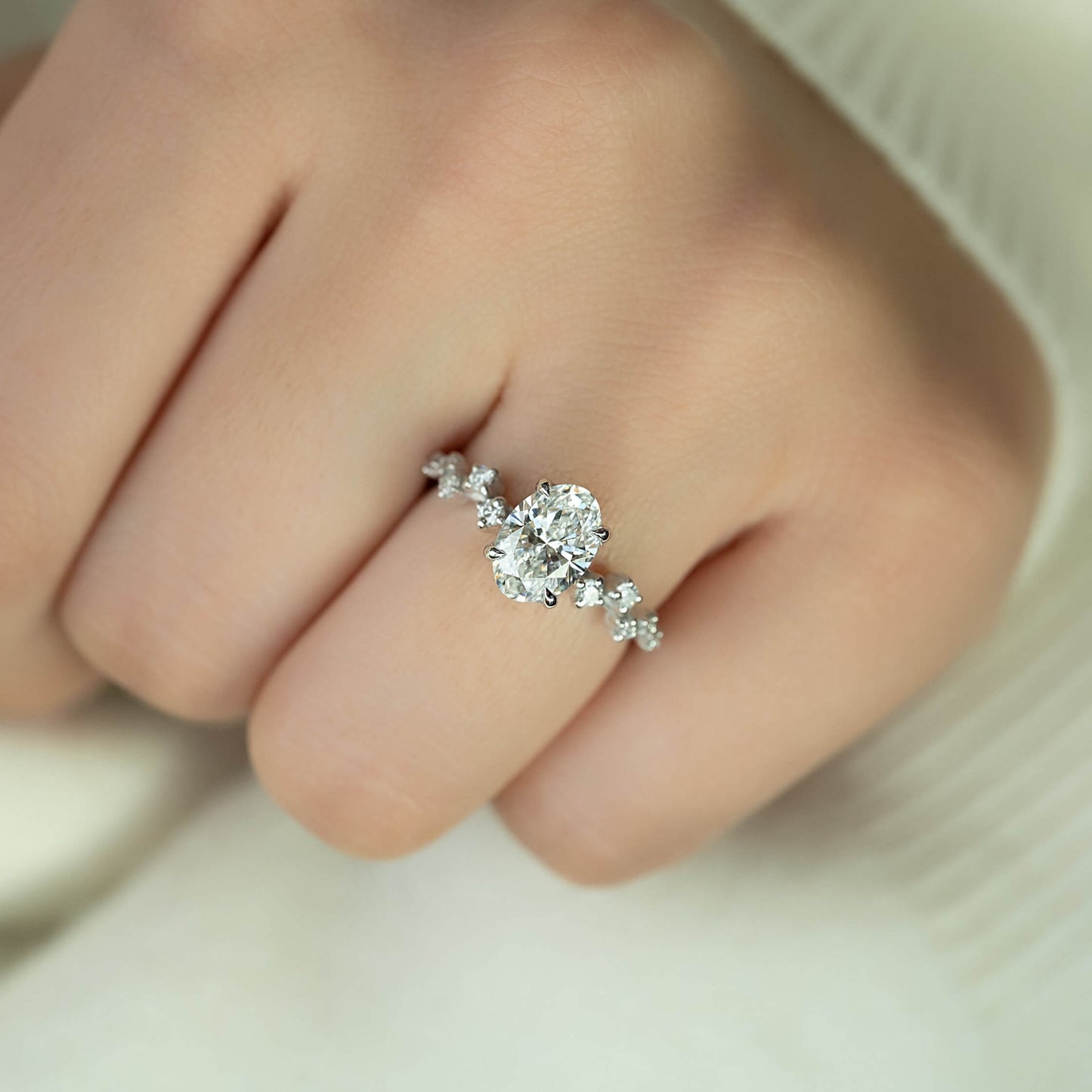 Hpht Diamond Ring, Cvd Diamond Ring, Yellow Gold, Engagement Ring, Wedding Ring
