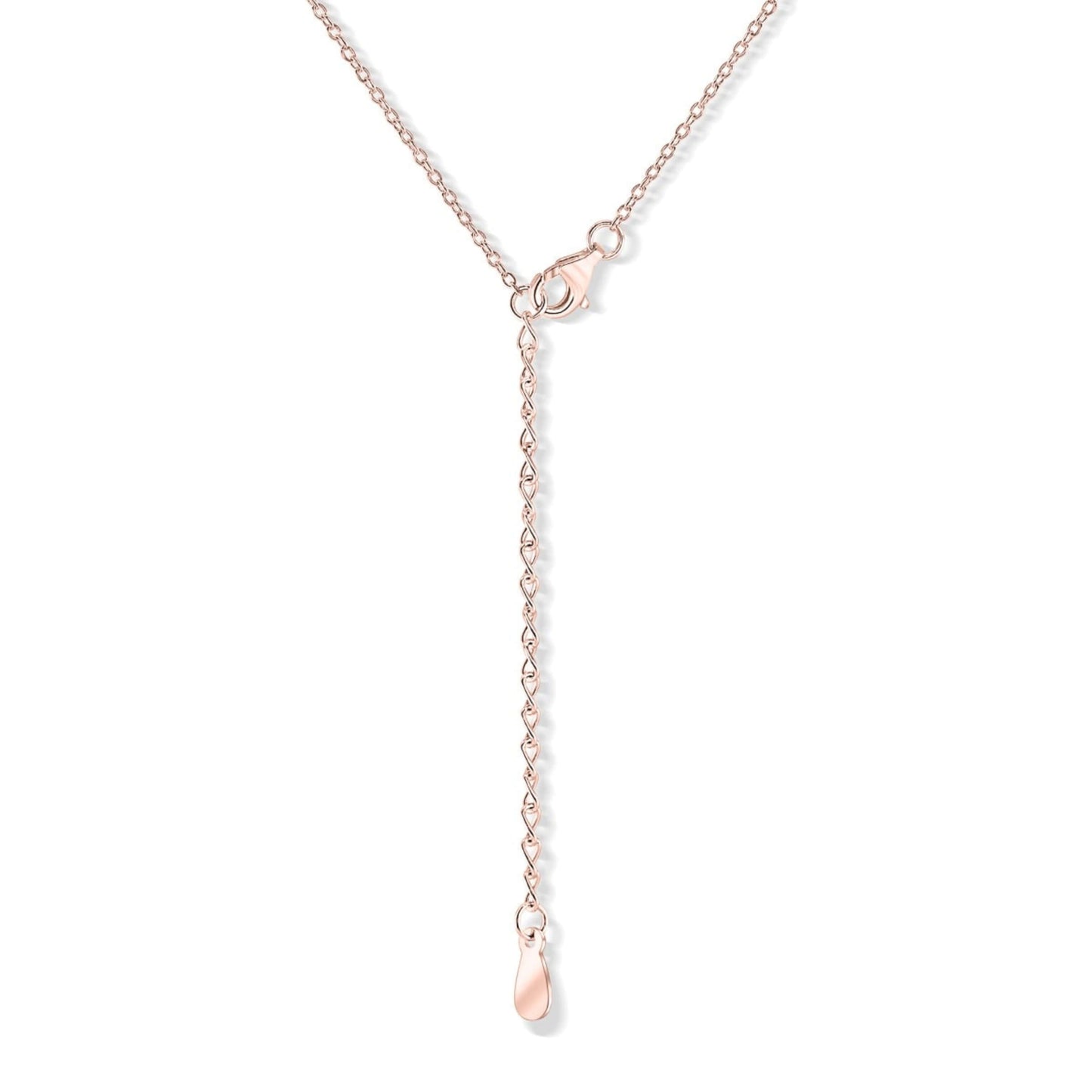 Infinity Round Cut Diamond Necklace