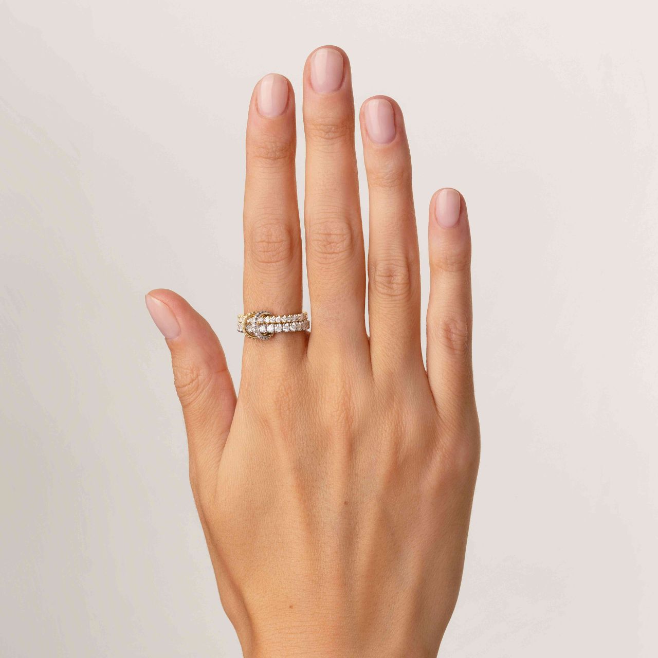 Linked Spinner Ring