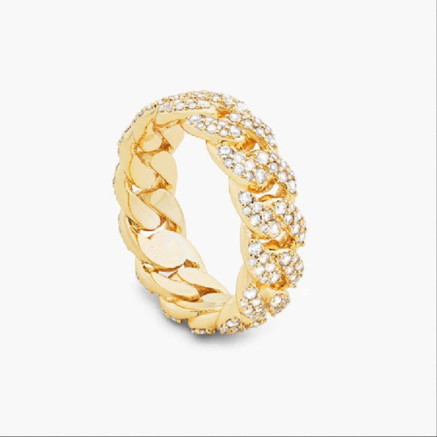 Mens Eternity Ring, Iced Out Ring For Special Occasions