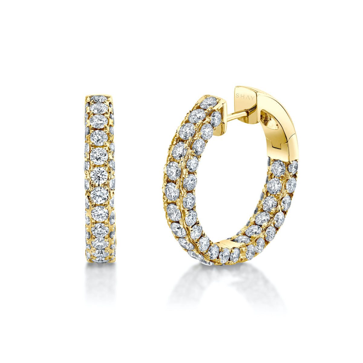 Moissanite_huggie_hoops