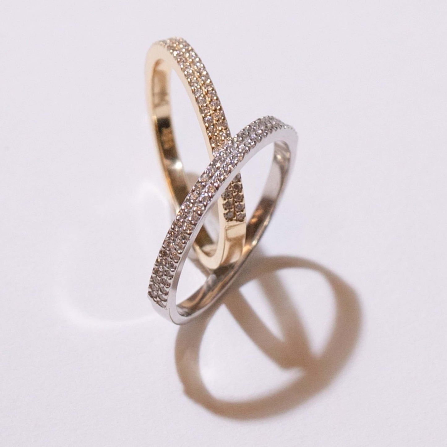 Pave Set Lab Diamond Band For Love