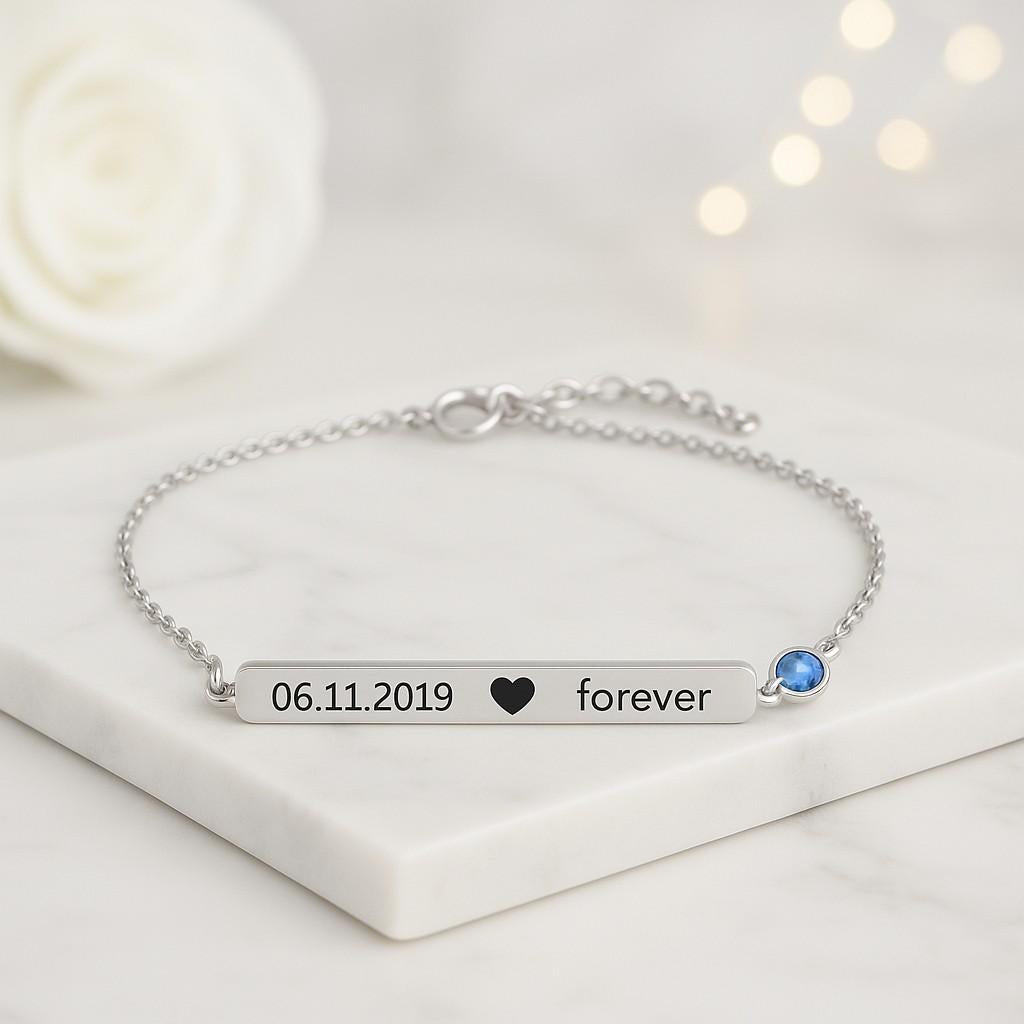 Personalized 18K Gold Name Bracelet for Women Bridesmaid gift Birthday Gift