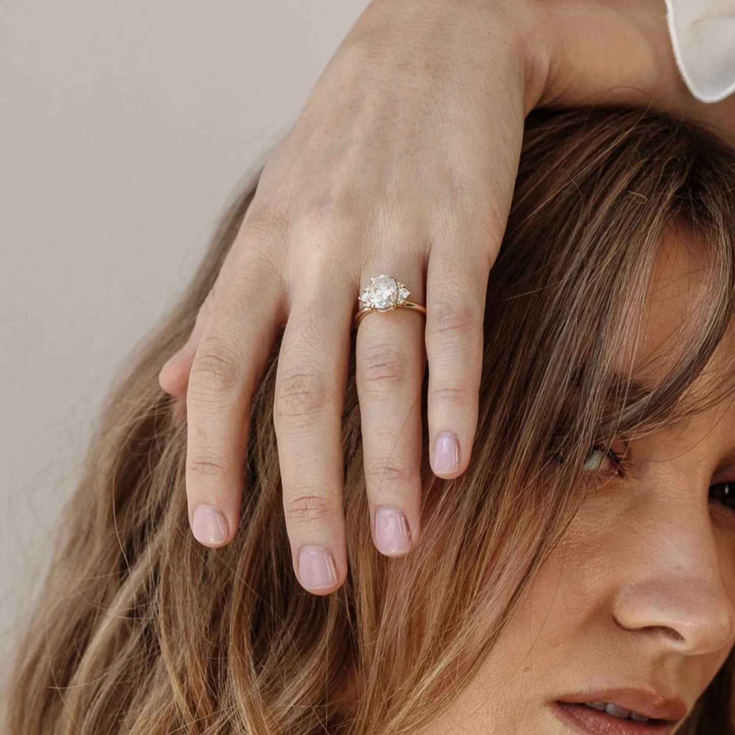 Radiant Cut Engagement Ring Gold ring