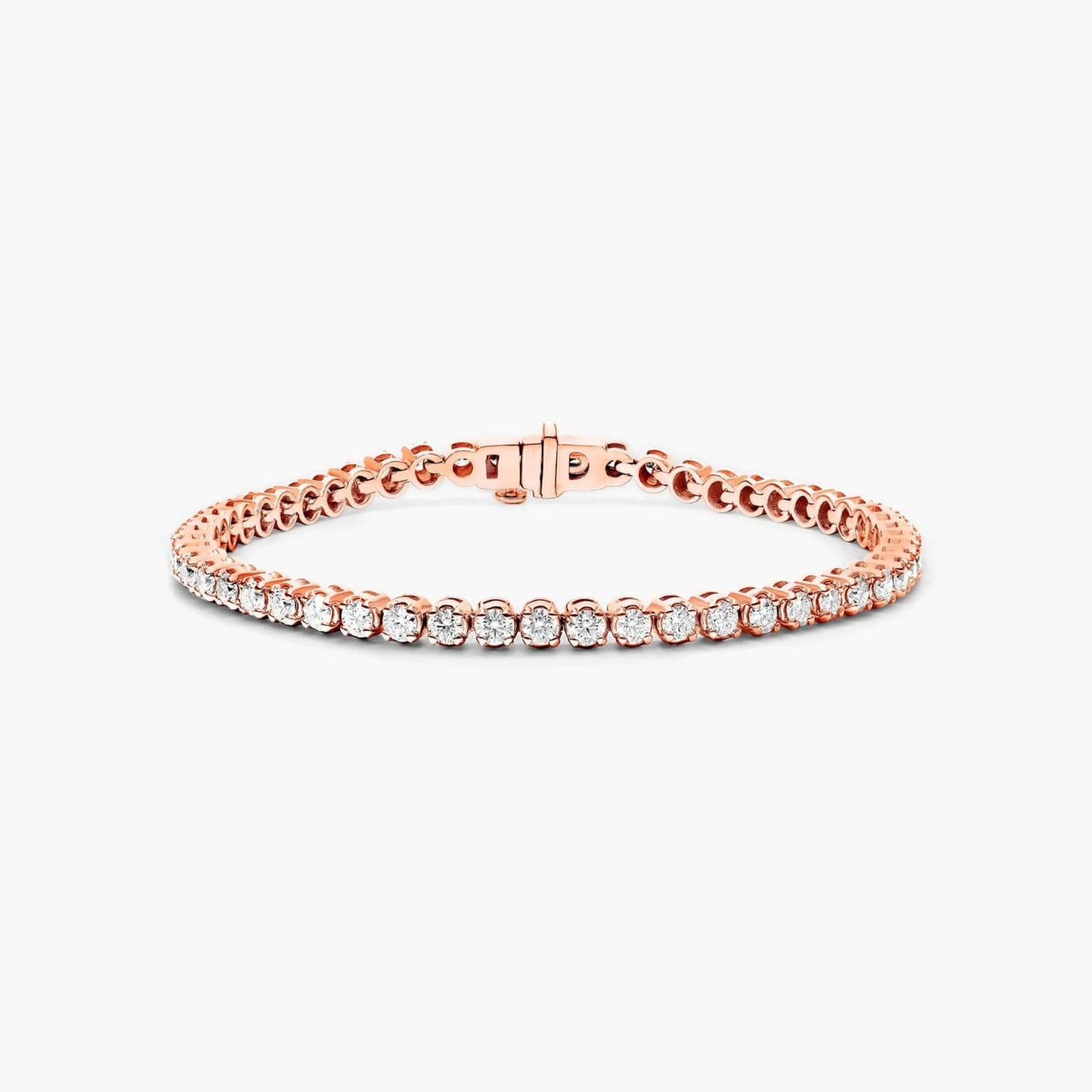 Round Cut Diamond Tennis Bracelet For Her