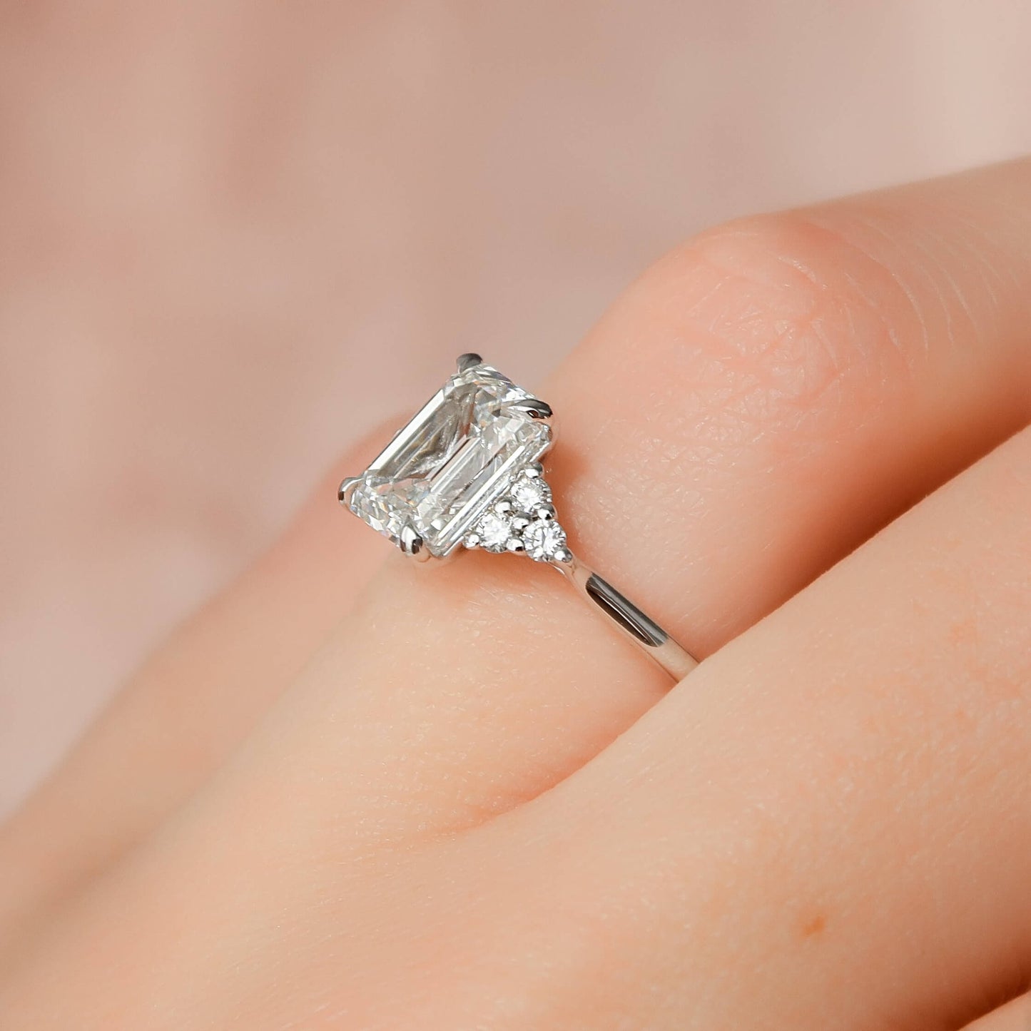 Solitaire Proposal Ring for Her Lab Grown Diamond, Lab Created Diamond Ring