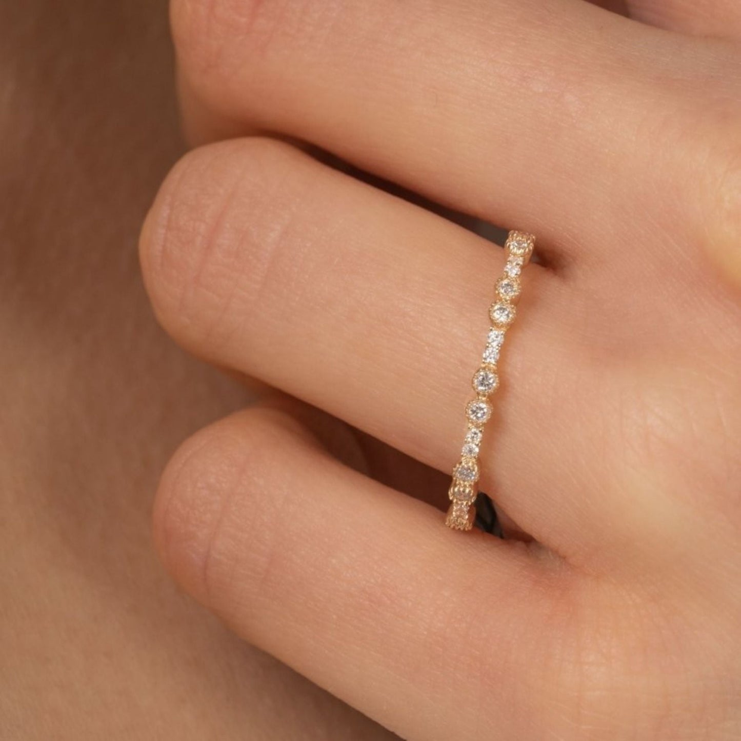 Tapered Baguette Diamond Engagement Band