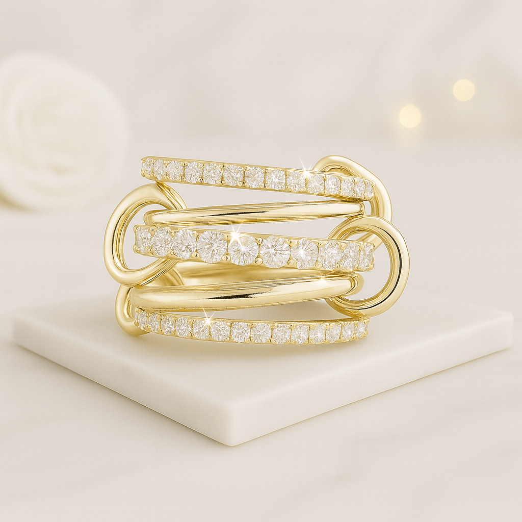 Two Tone Connected Ring