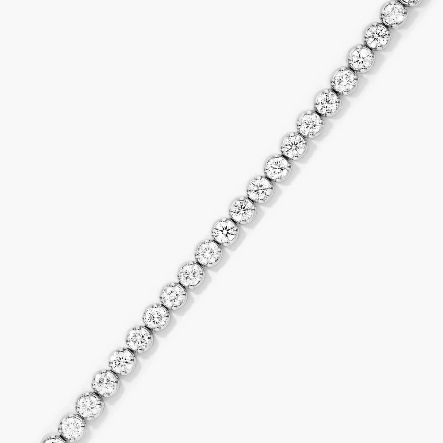YELLOW GOLD FINISH Created Diamond Various Round Cut Sizes Design Tennis Bracelet