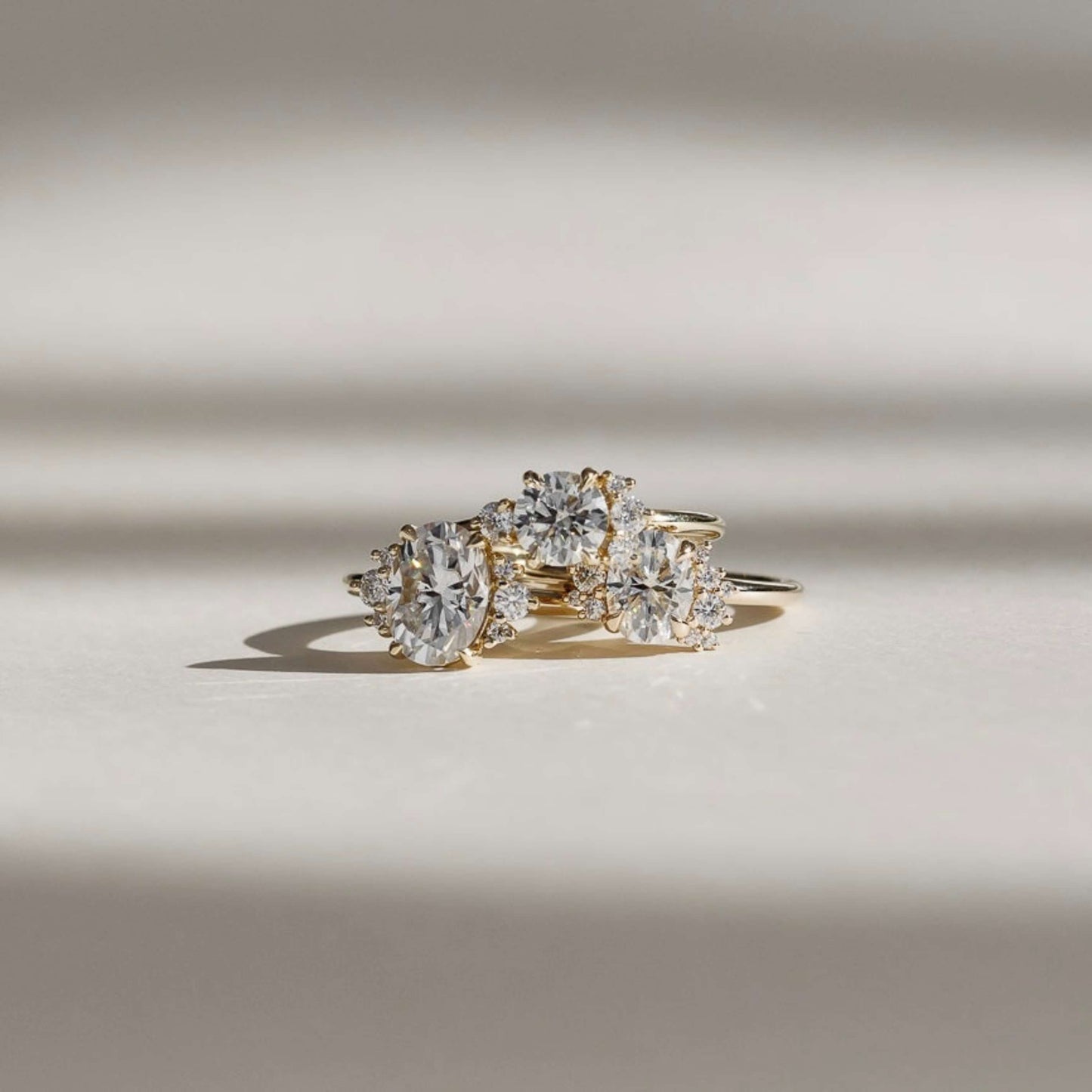 Yellow Gold Long Rectangle Shape Ring