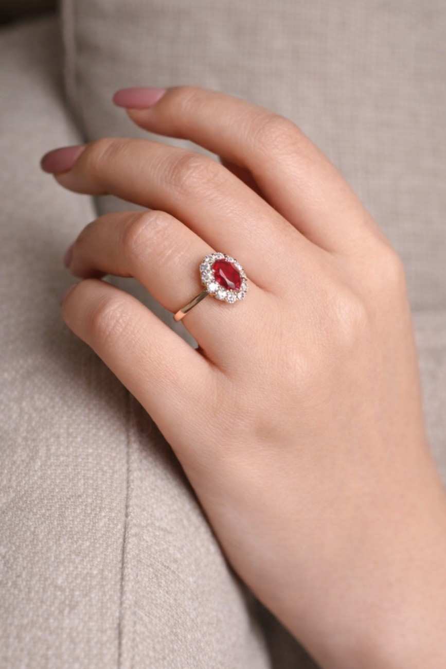 oval cut ruby round diamond halo pear shape ring marquise cut ring cushion cut ring