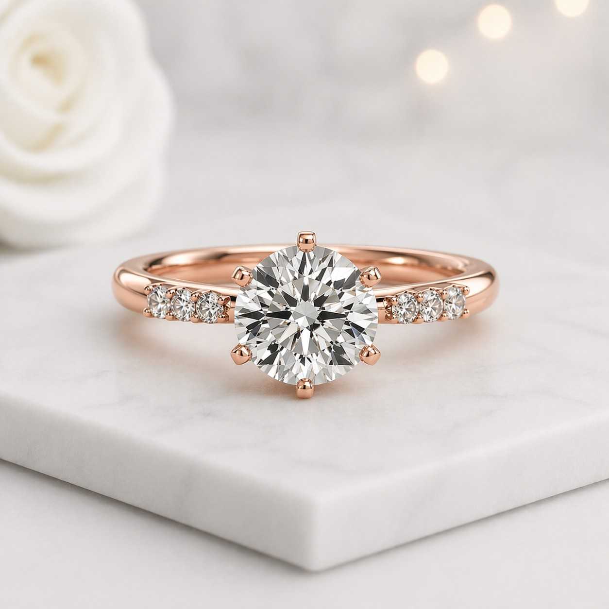 round cut ring round brilliant ring circular stone ring classic round ring brilliant diamond ring round engagement ring round solitaire ring round gemstone ring