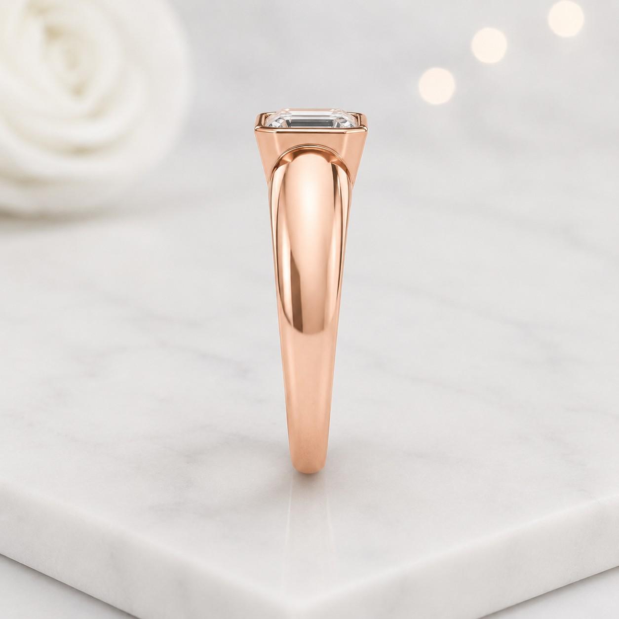 step cut ring polished band comfort fit ring thick band ring everyday ring statement ring classic ring luxury ring handmade ring custom ring stacking ring simple ring sleek ring clean design geometric ring bridal jewelry fashion jewelry gift ring