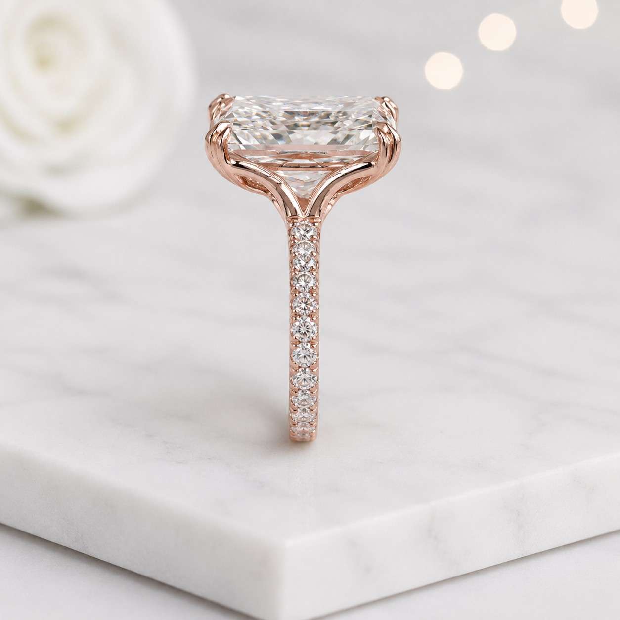 stylish engagement ring trend ring luxury style ring classic modern ring polished jewelry