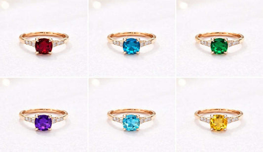 Gemstone Engagement Rings
