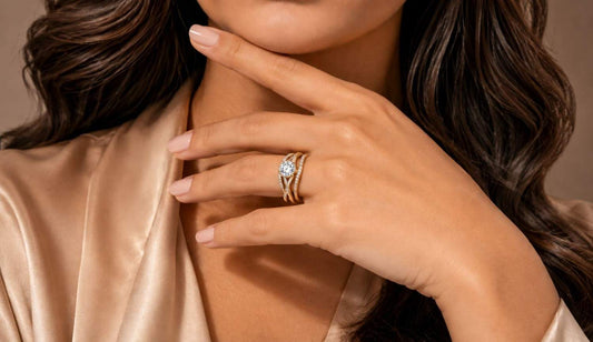 Engagement Ring With Wedding Band
