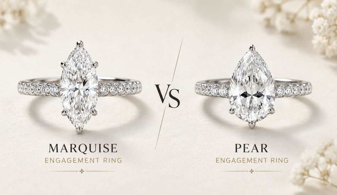 Marquise and Pear Engagement Rings