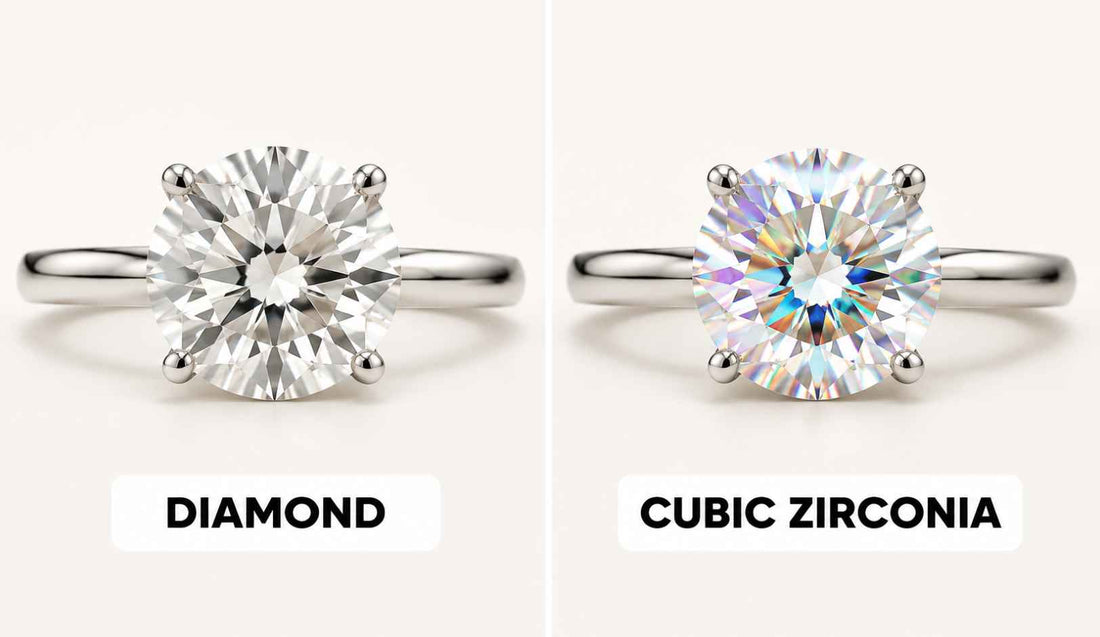 DIAMOND VS CUBIC ZIRCONIA