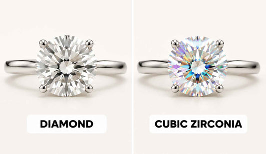 DIAMOND VS CUBIC ZIRCONIA