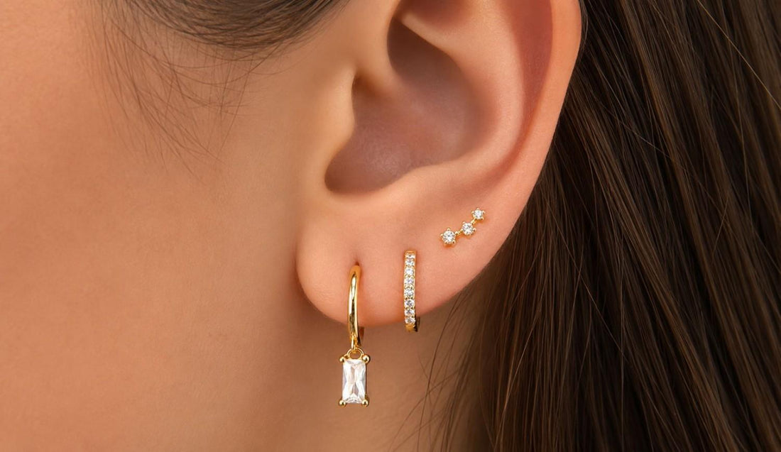 Earrings for Triple Piercing