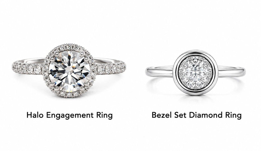 Halo vs. Bezel Ring Settings
