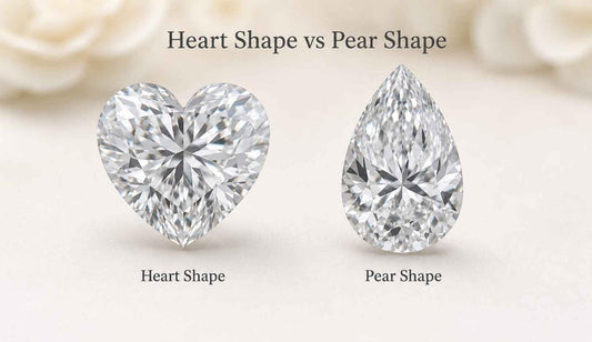 Heart Shape vs Pear Shape Diamond