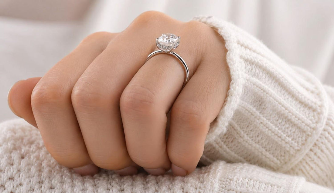 Hidden Halo Round Diamond Rings